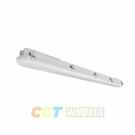 PORTOR 4FT LED Vaportight Luminaire, CCT Selectable and Wattage Selector PT-VT2-4F-3CP
